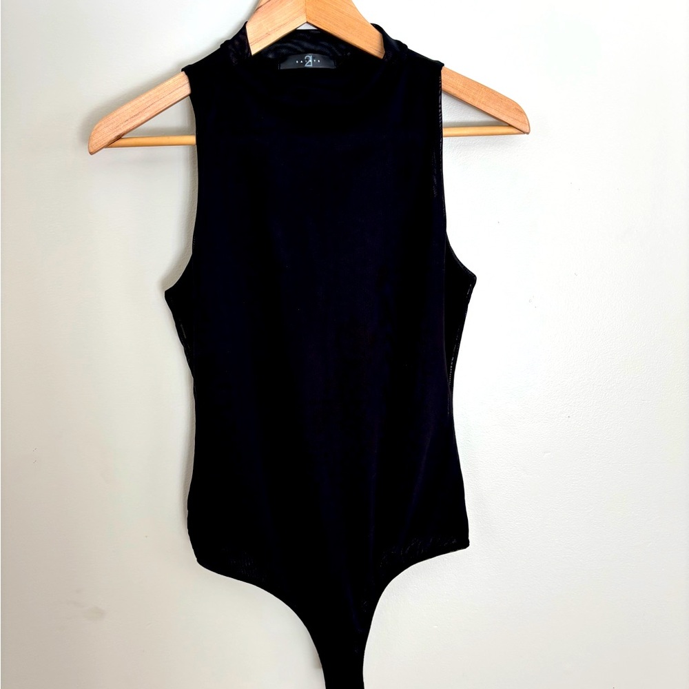 21 Saints High Neck Sleeveless Bodysuit black size Medium
